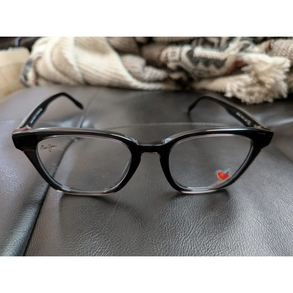 Maui Jim MJO2121-11 Crystal Gray Acetate Unisex Eyeglasses 51mm